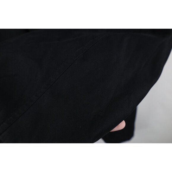 Vintage 90s Ralph Lauren Mens 38S Faded Microfiber Button Trench Coat Jacket - Picture 10 of 16